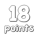 18 points