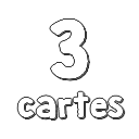 3 cartes