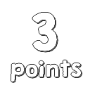 3 points