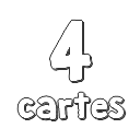 4 cartes