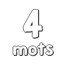 4 mots