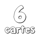 6 cartes